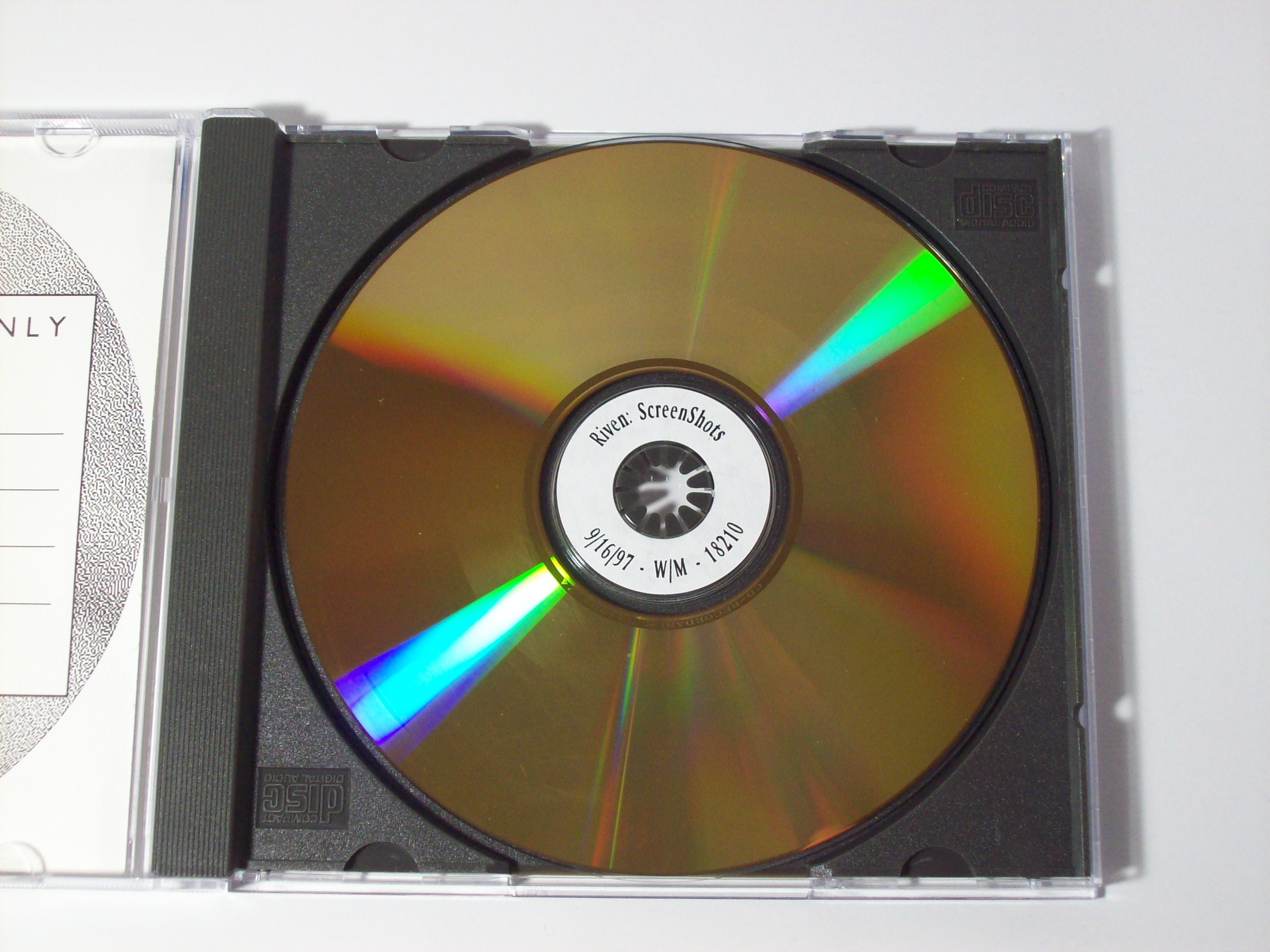 Riven Pre-Release Screenshot CD | The Myst Collection